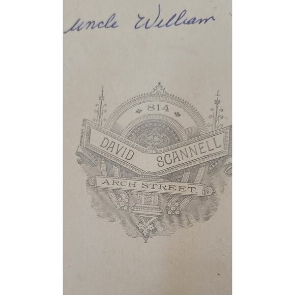 Antique Victorian Cabinet Card Dashing Gentleman Shaw Scannell Philadelphia - Picture 4 of 4